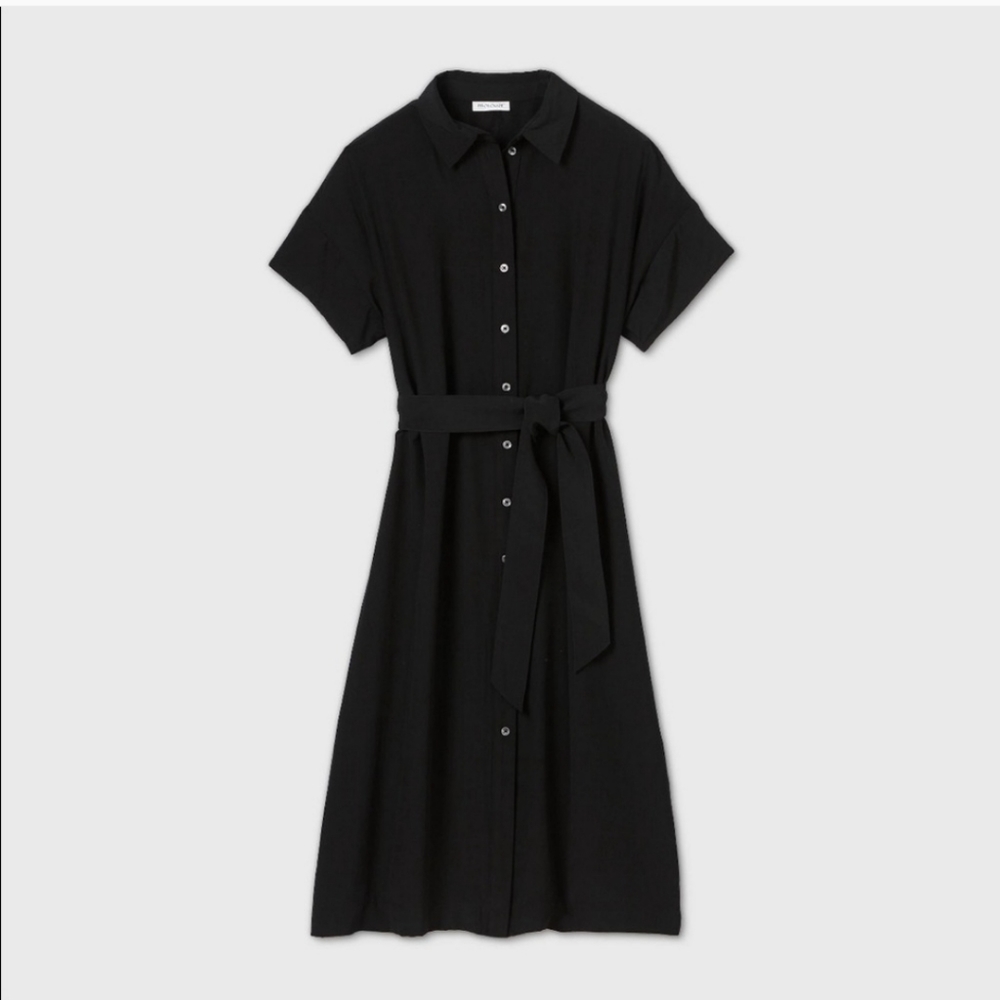 Prologue Black Midi Dress